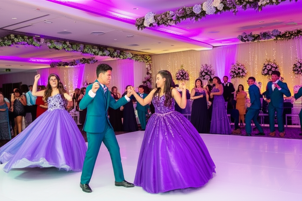 Celebración de quinceañera