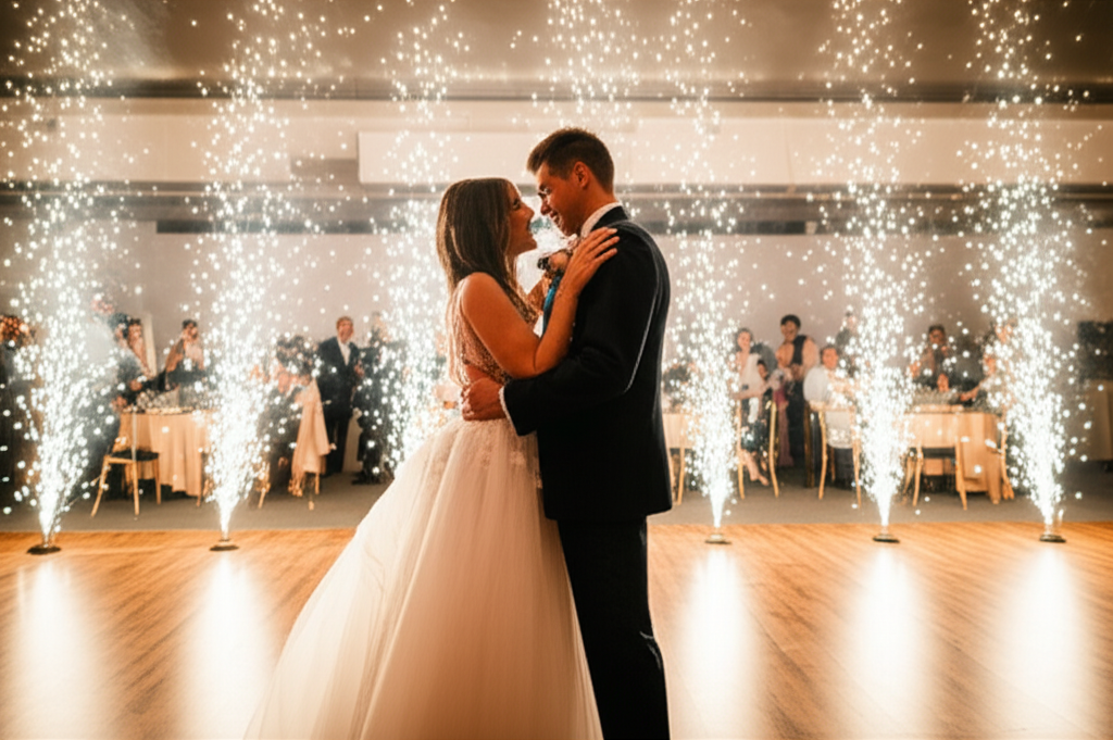 Primer baile con chispas frías